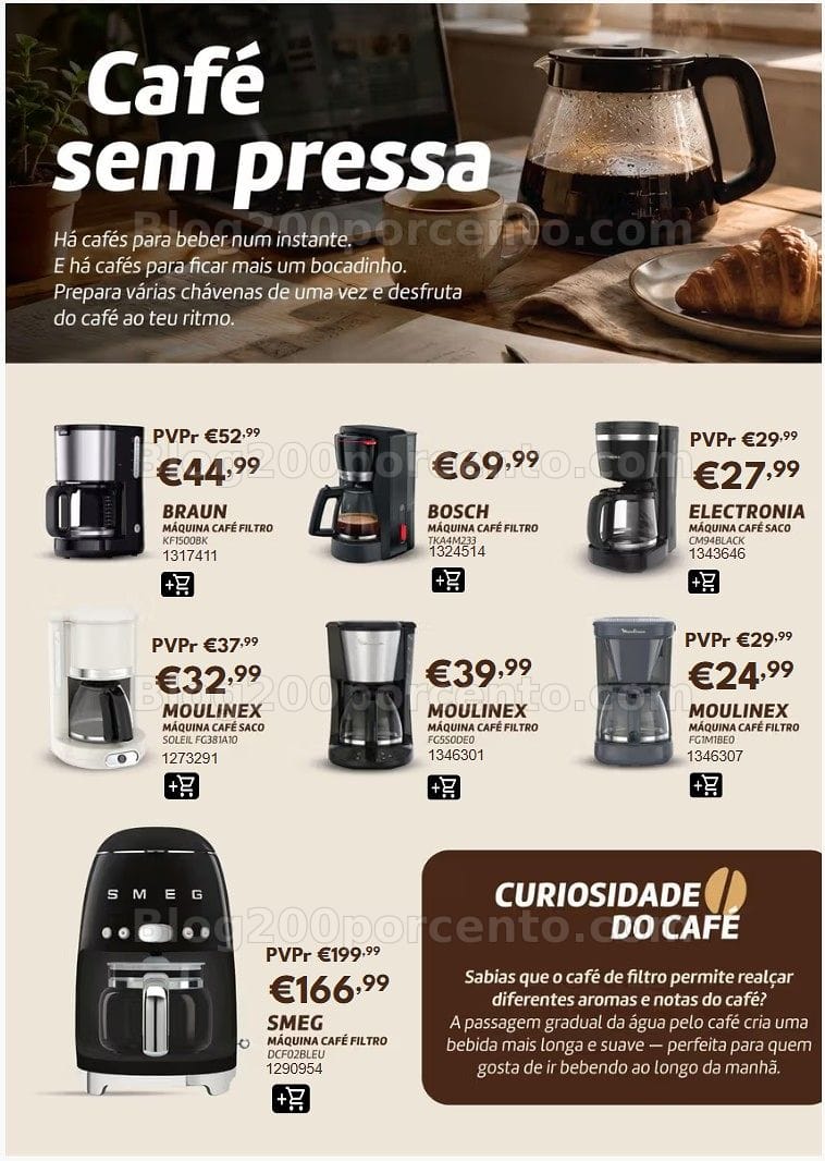 Antevisão Folheto RADIO POPULAR Especial Café Promoções até 15 outubro